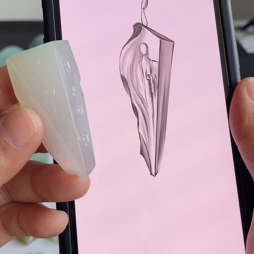 定制翡翠未镶嵌包工