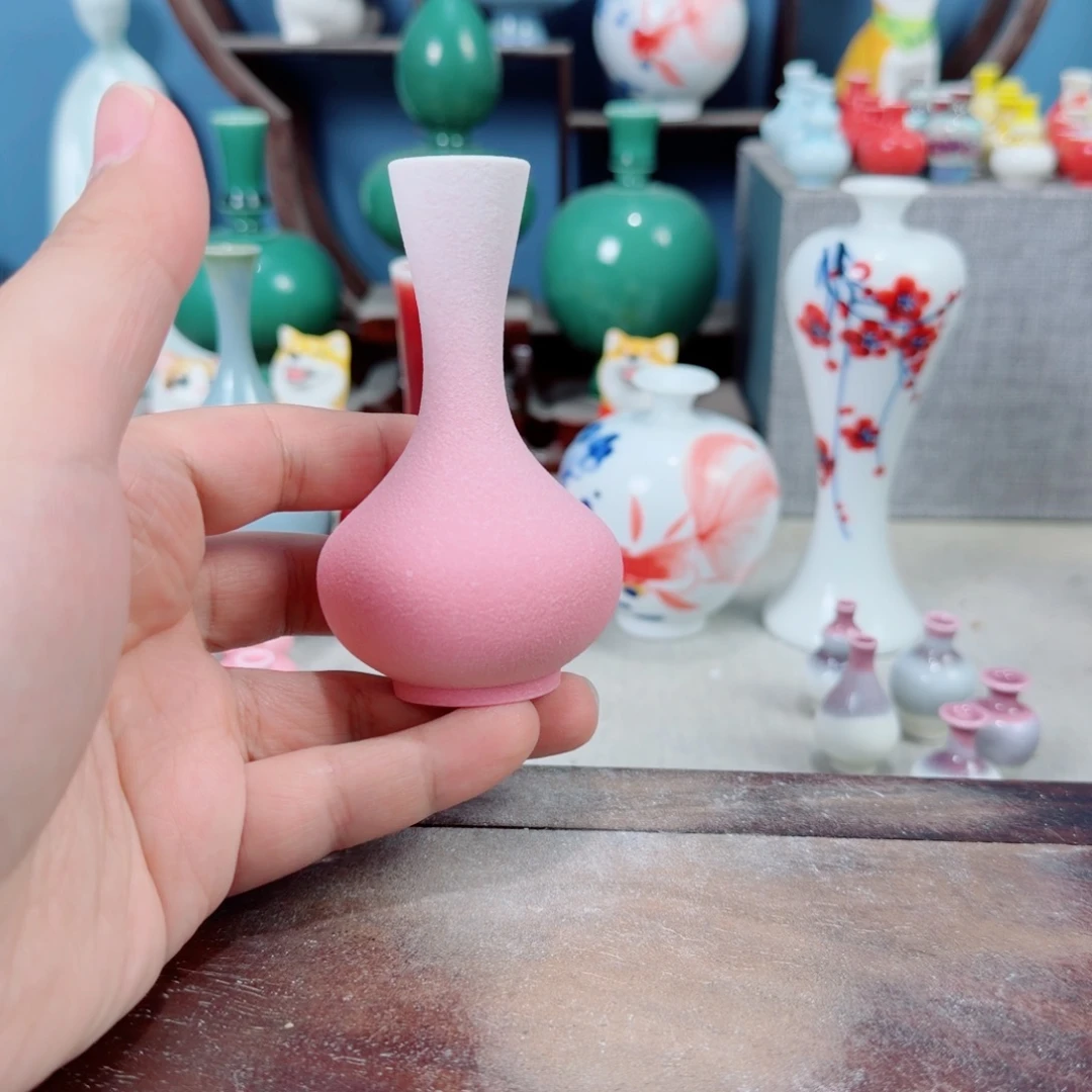 陶瓷手工小花器摆件