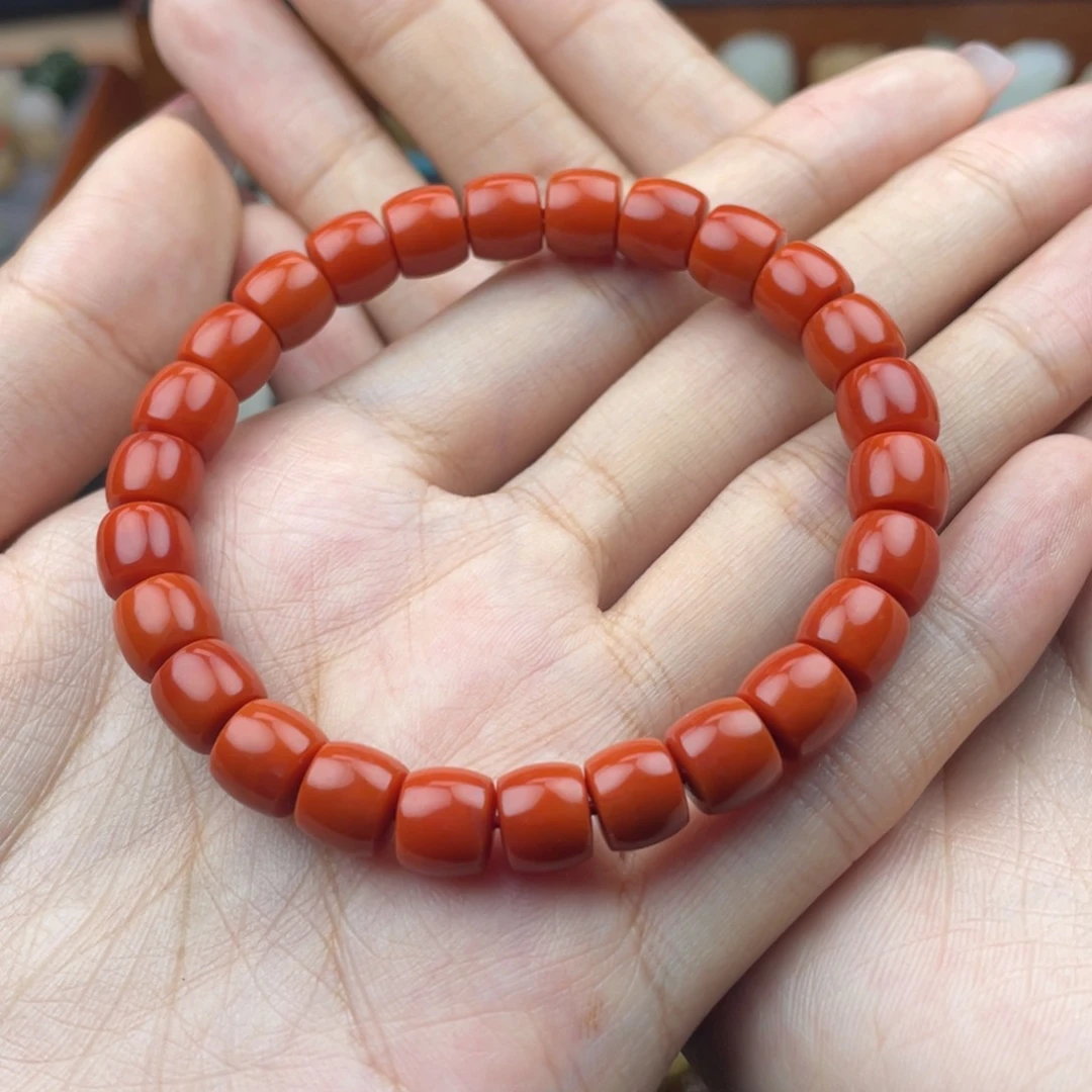 南红玛瑙颈饰未镶嵌