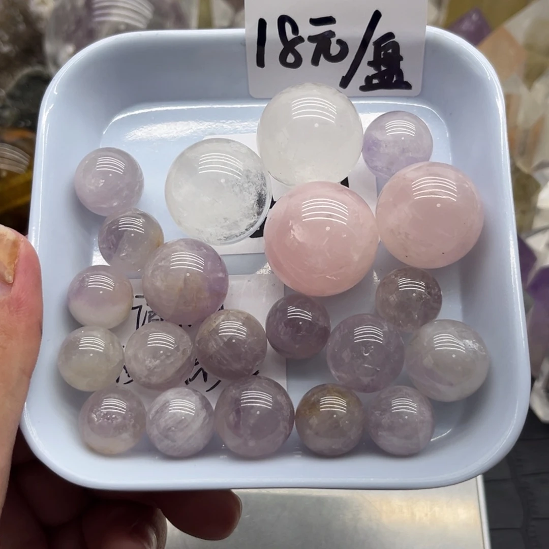 未镶嵌水晶珠宝半成品23 混拼一盘