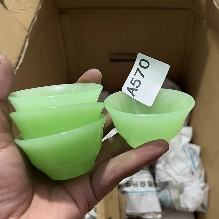 瓷片茶摆件工艺品摆件666