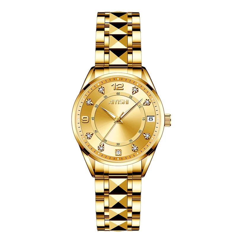 瑞士注册品牌AIYISHI全新未使用高档 防水女士腕表-2056-FNKJ