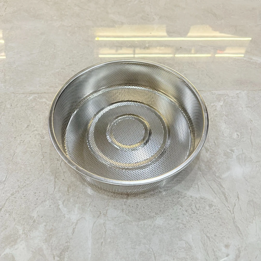 欧丽家【新客不锈钢带手提蒸笼多功能里料蒸笼沥水篮多用锅具蒸格