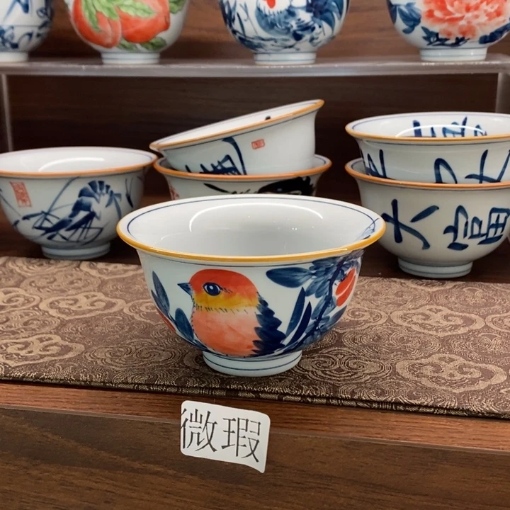 釉下老陶泥手工绘制