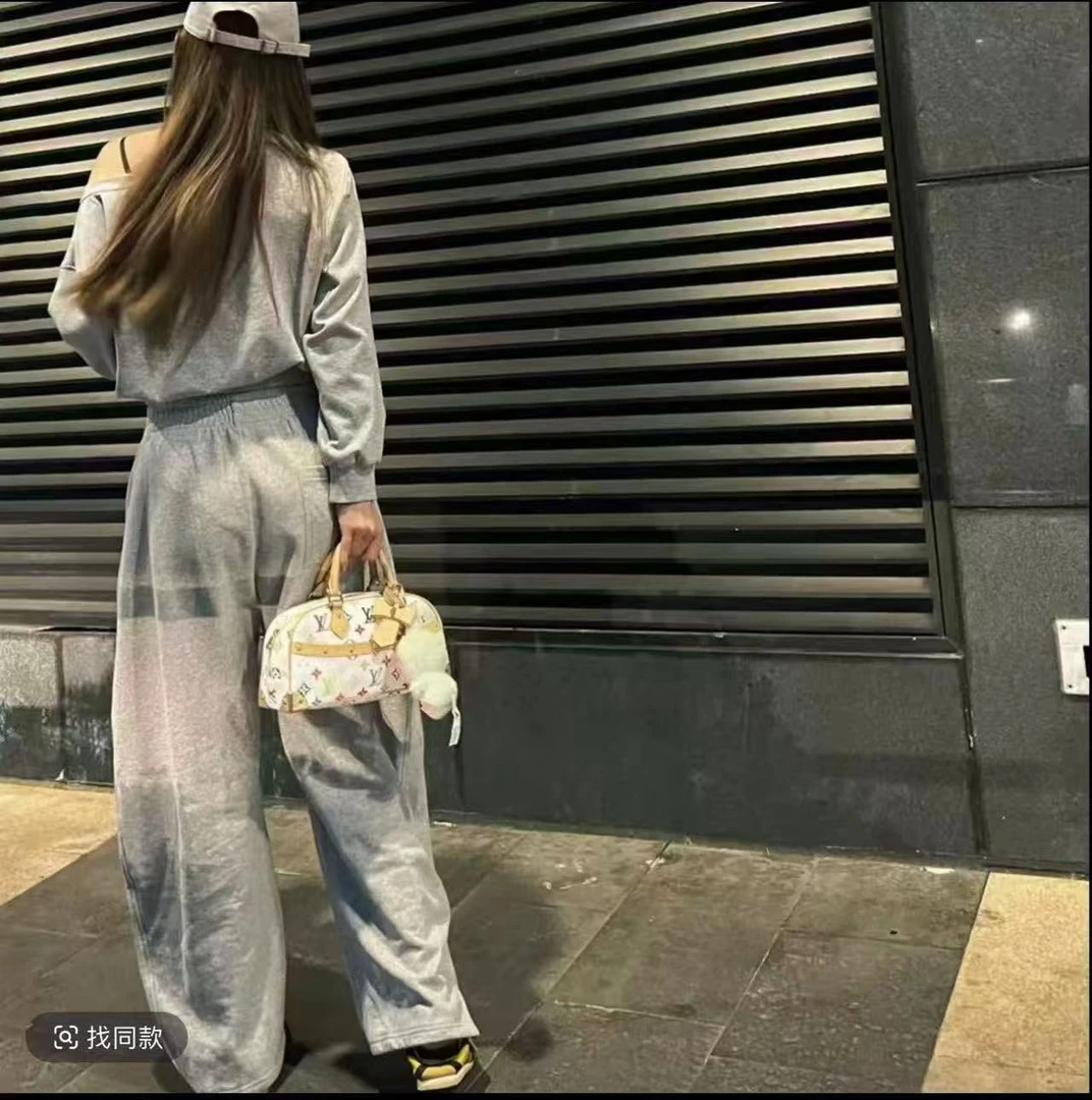 iosn经典老花满印帆布拼牛皮饰边时尚凯瑞奥