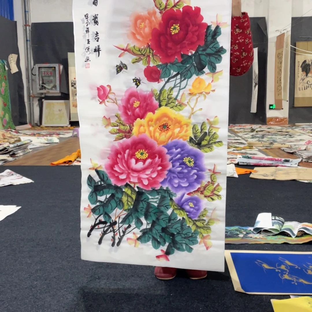 国画国画作品画心一张