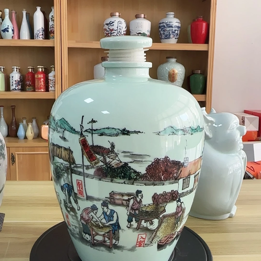 10斤装绿色匠心佳酿送个小象分酒器