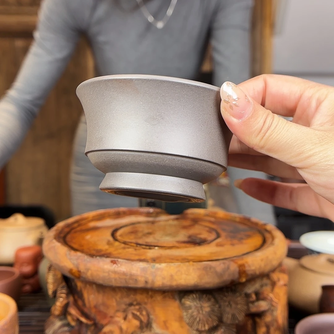 紫砂茶杯一壶李一壶李