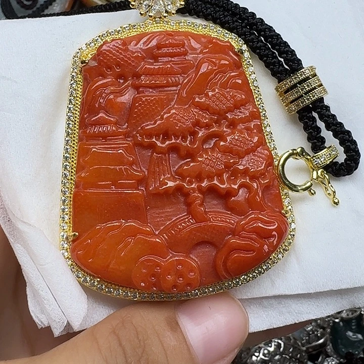 颈饰未镶嵌翡翠翡翠