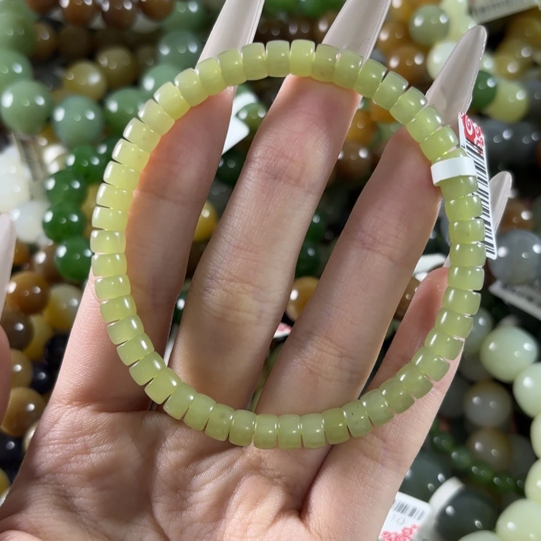 和田玉未镶嵌手链68