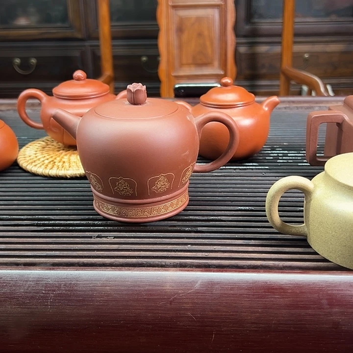 茶壶紫砂微微瑕禅心，清水泥，350c