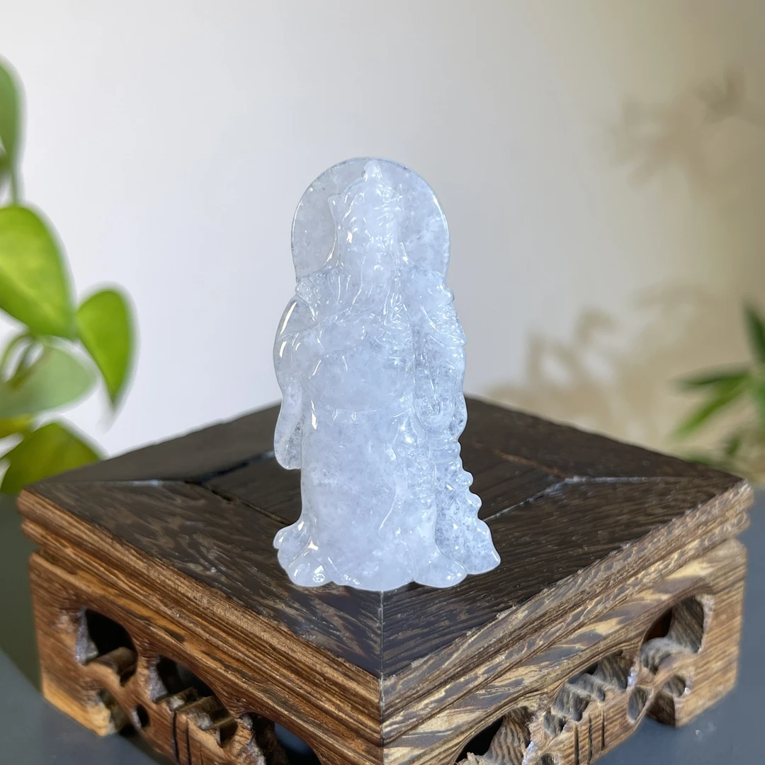 JTA18-34  天然缅甸A货翡翠 关二爷