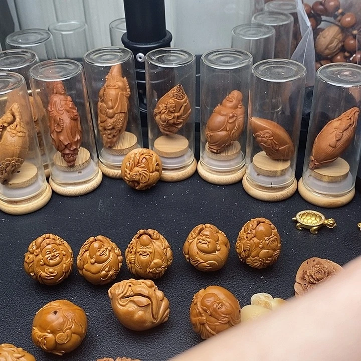 橄榄核吊坠m**n桃核罗汉