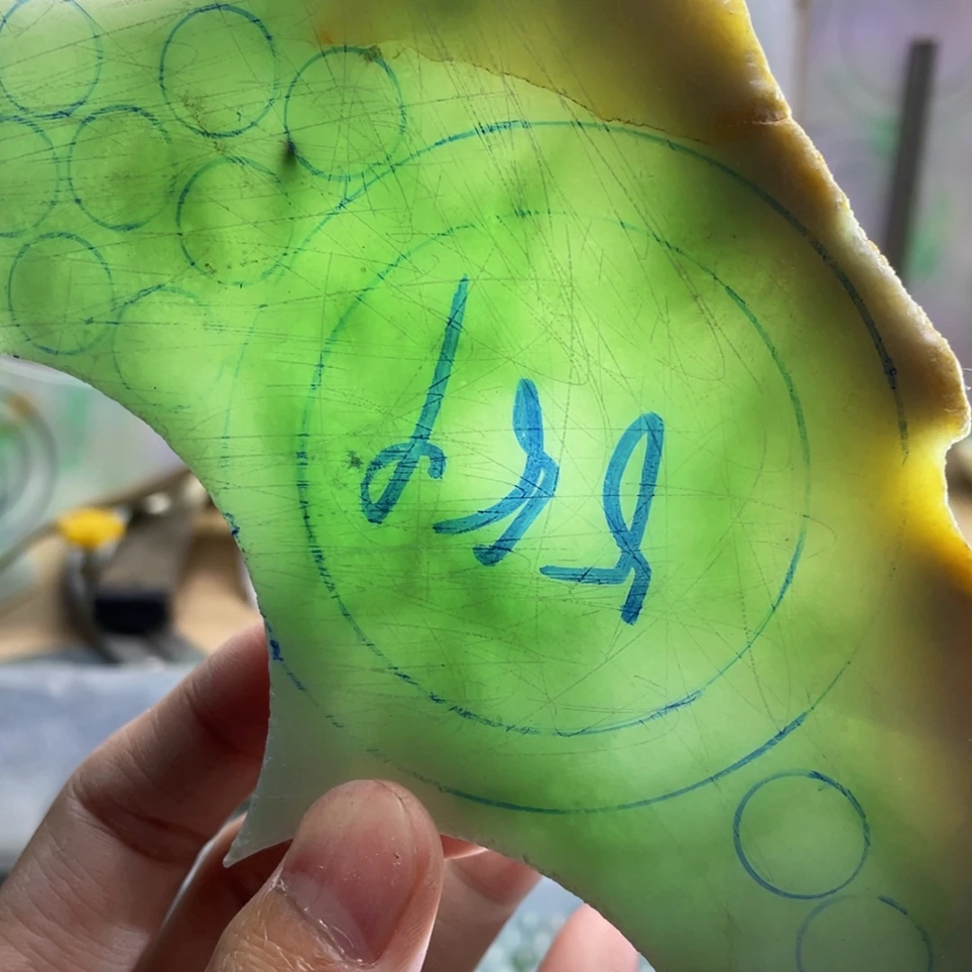 翡翠未镶嵌挂件K缅甸天然翡翠片料