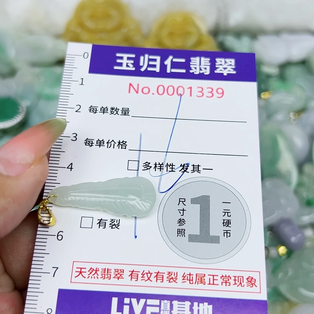 翡翠未镶嵌吊坠(不含链)11