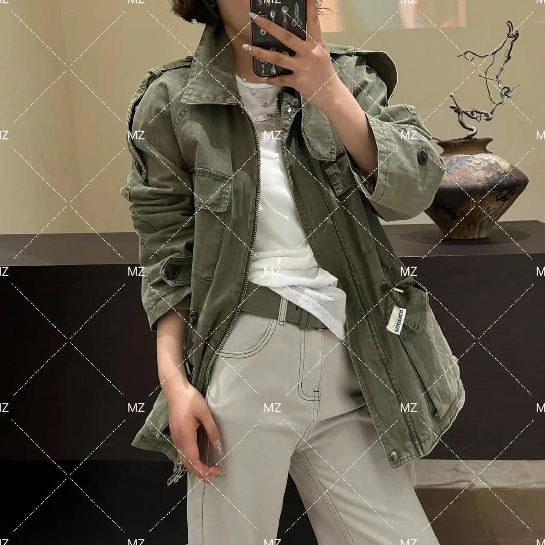 春秋复古牛仔外套夹克上衣A724