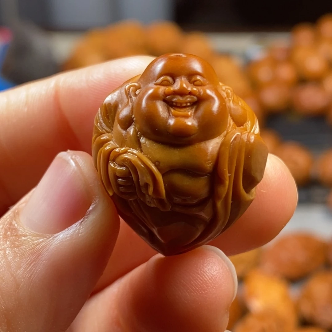 橄榄核手串/手链2.3弥勒佛吊坠