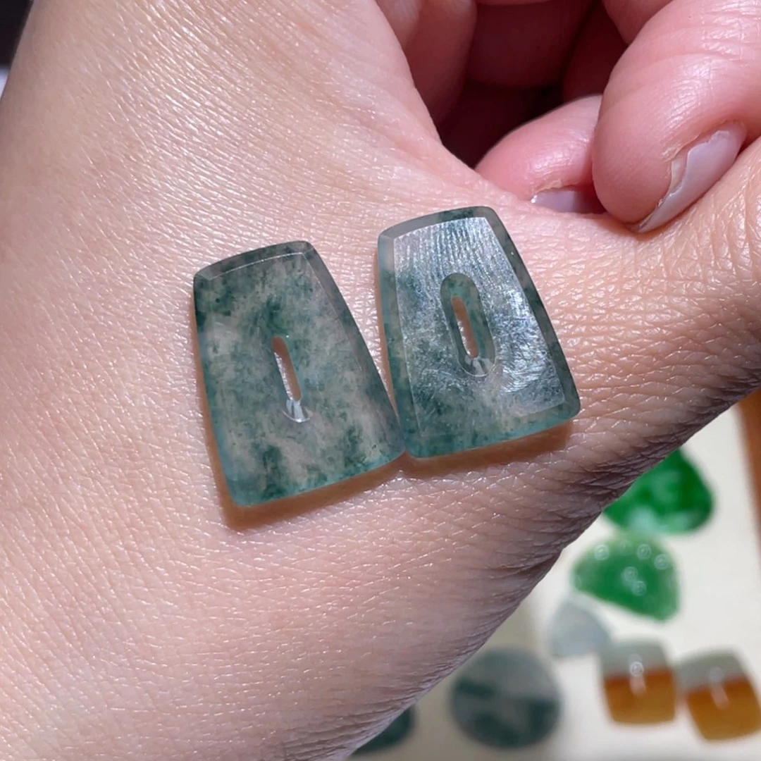 未镶嵌定制翡翠18.2/13.3/2.3