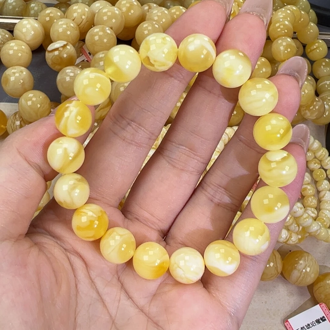 手链琥珀未镶嵌14妖花