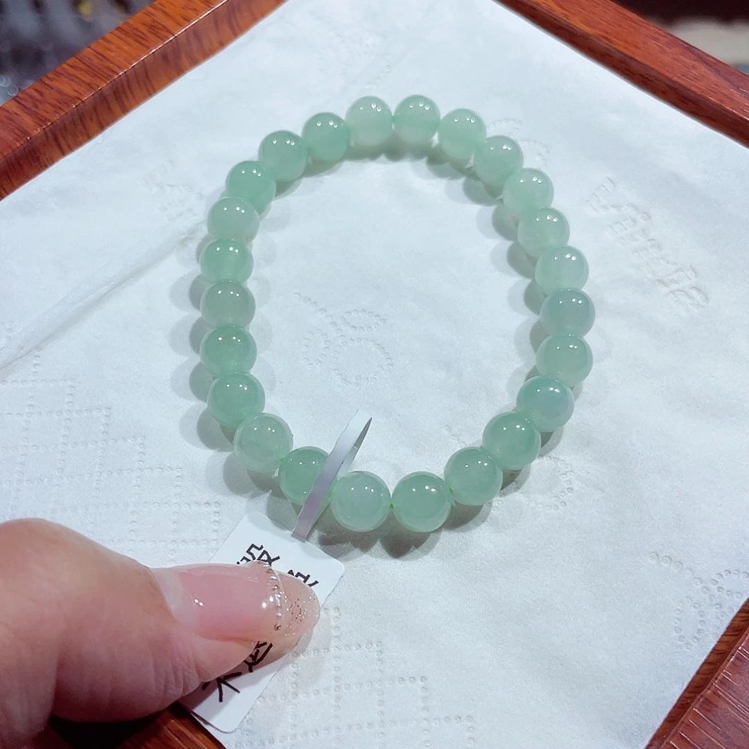 手链翡翠未镶嵌天然缅甸翡翠A货卡7.8