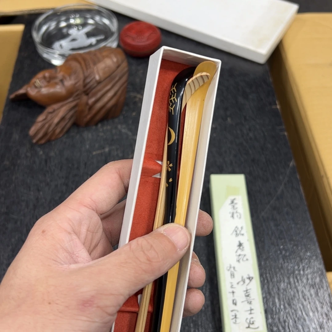 竹日本中古工艺品摆件