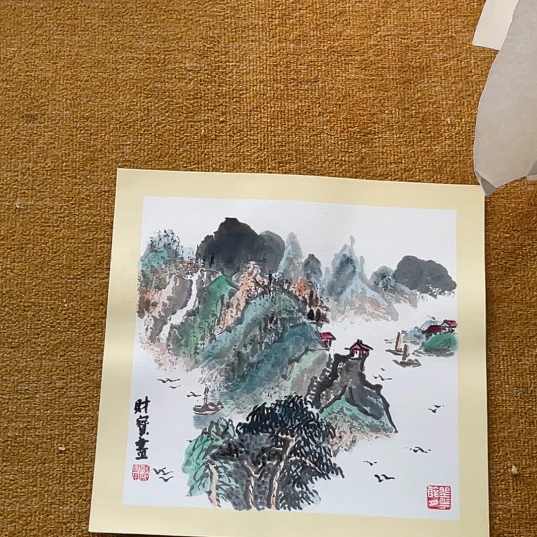 国画梦***你财宝老师作品5555
