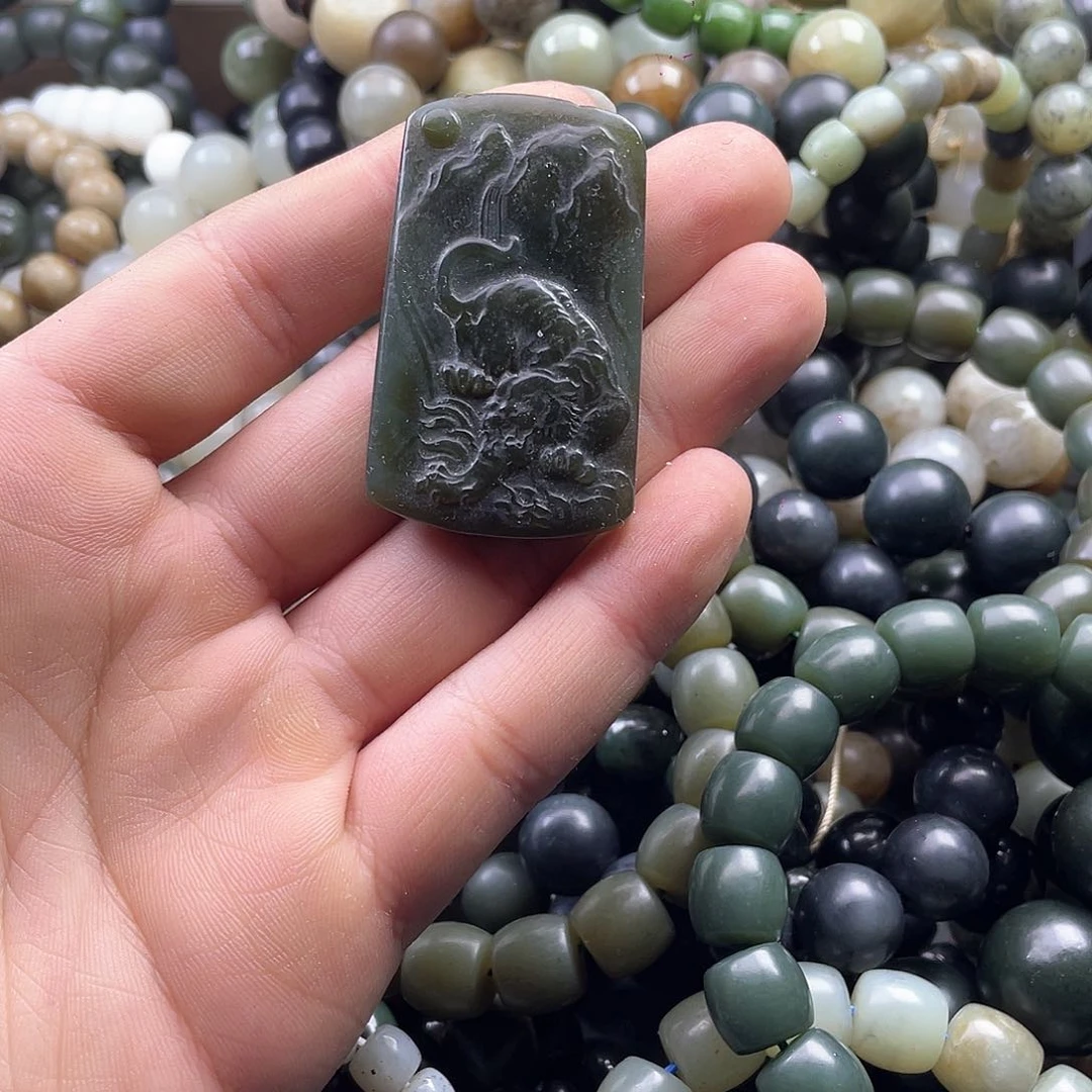 和田玉手串未镶嵌