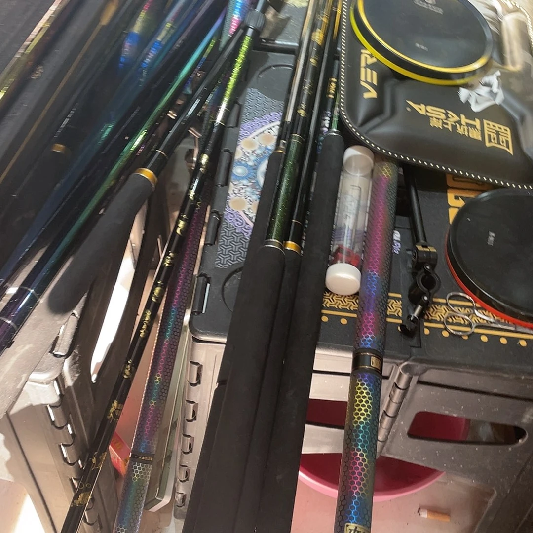 茅草黑金极210抄网杆