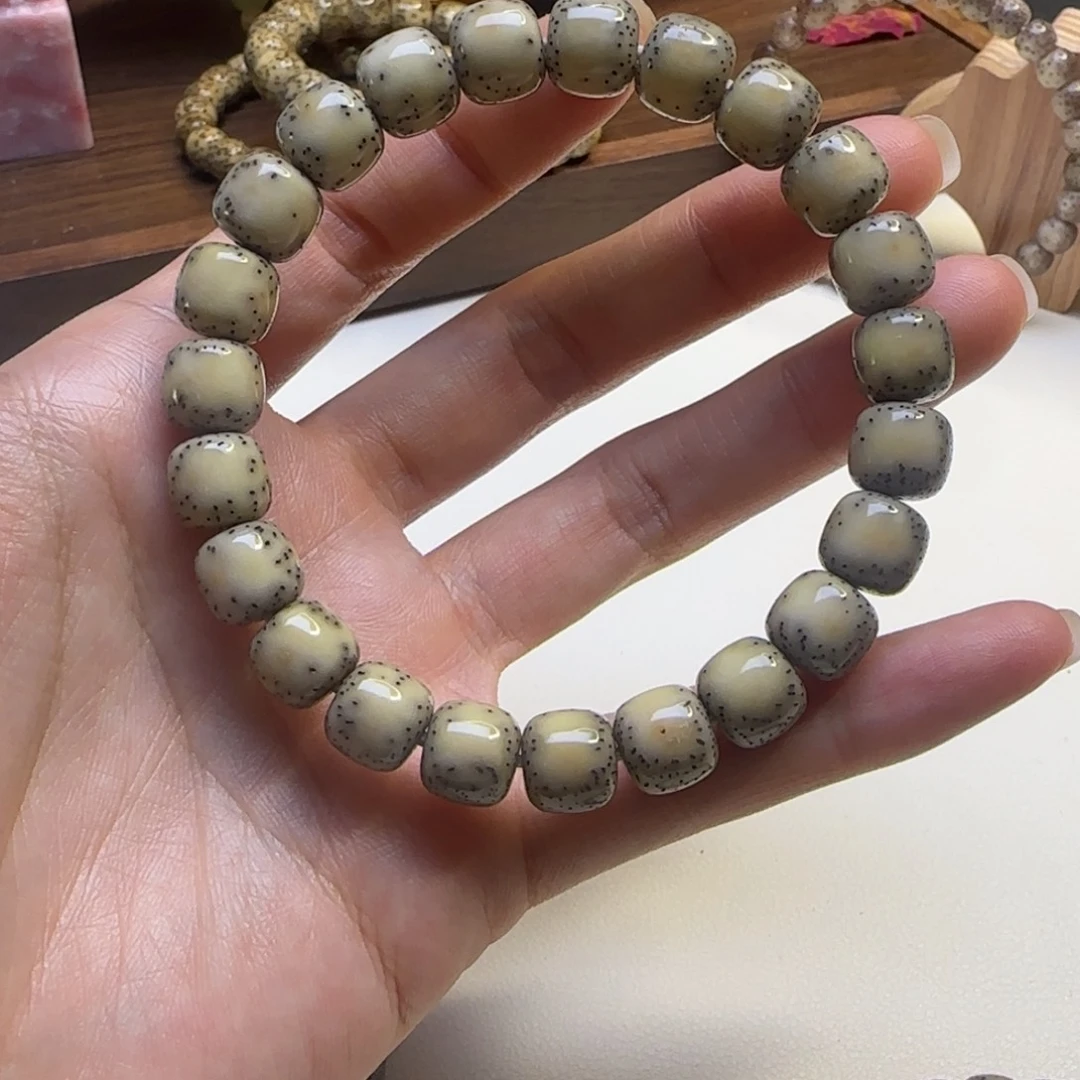 ****鬼星月菩提手串石玉半壁江山10×9