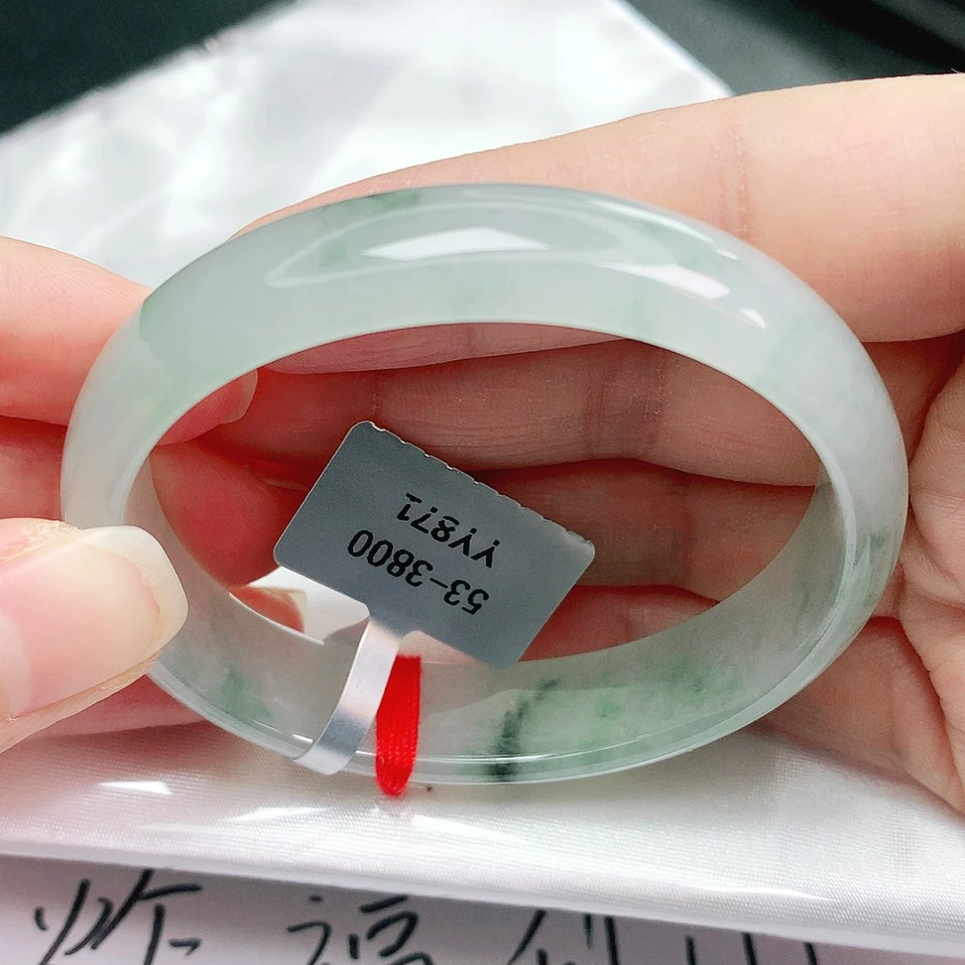 翡翠未镶嵌手镯缅甸天然A货翡翠手镯