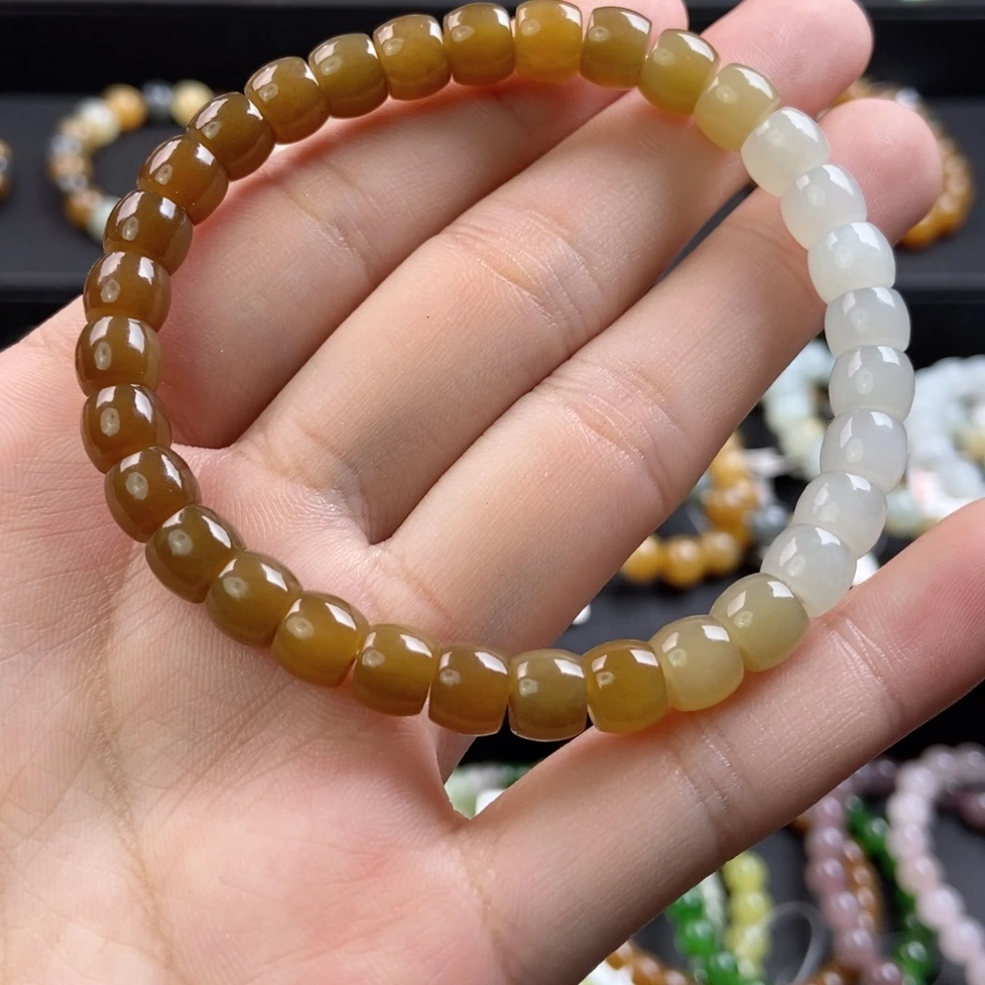 和田玉未镶嵌手链