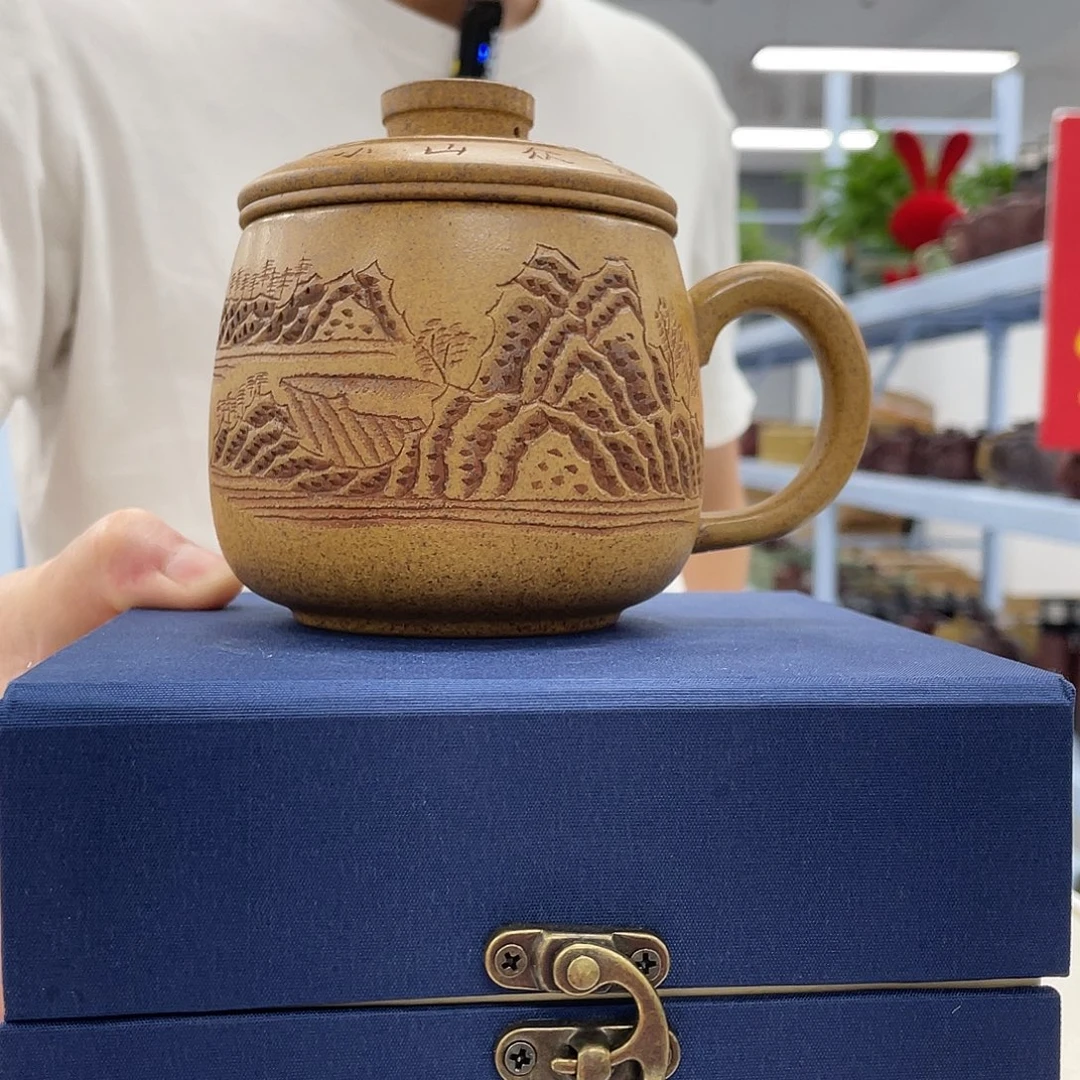茶杯紫砂观山小容量
