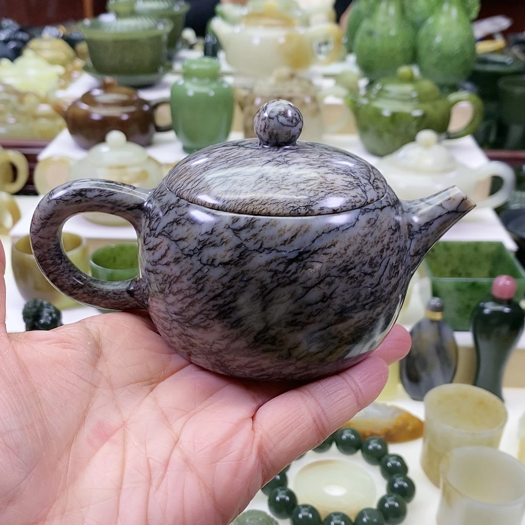 和田玉茶壶未镶嵌