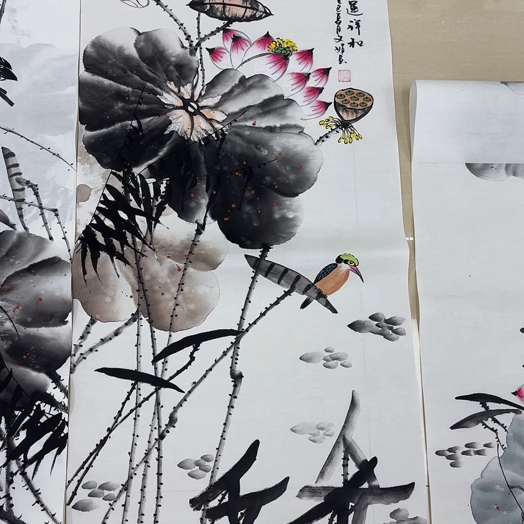 国画国画等作品多次在h