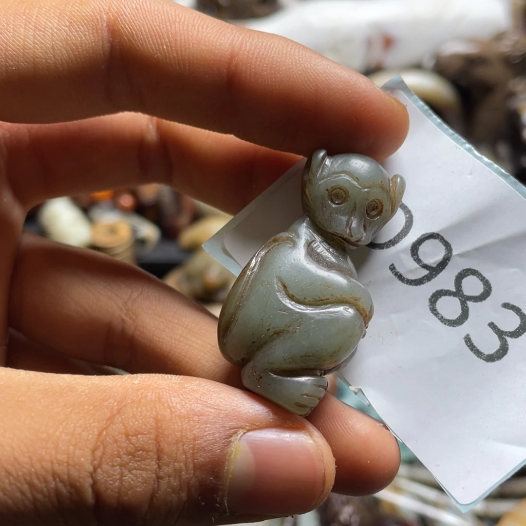 和田玉（糖玉）挂件未镶嵌