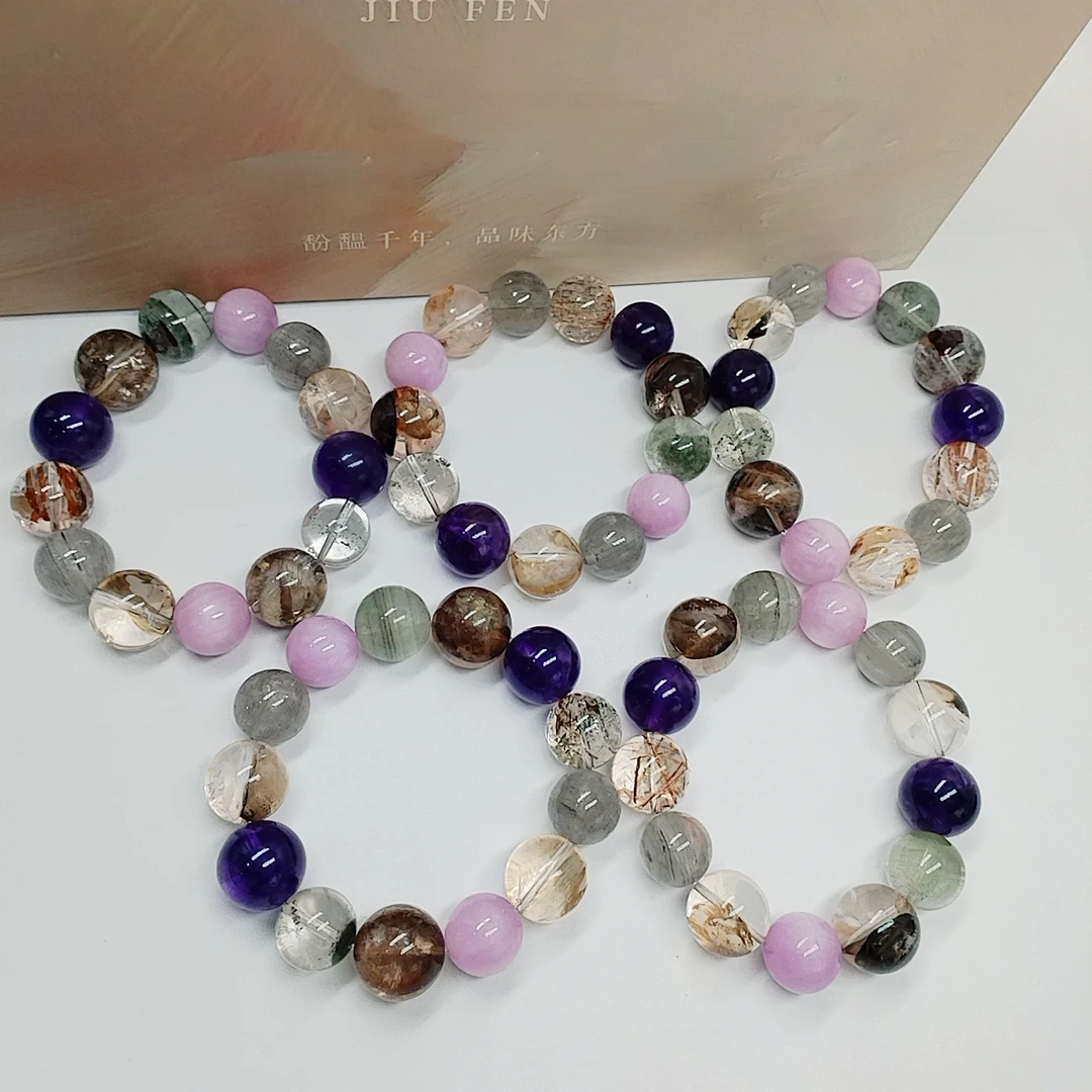 多宝水晶手串精美时尚大气多样性发货1件