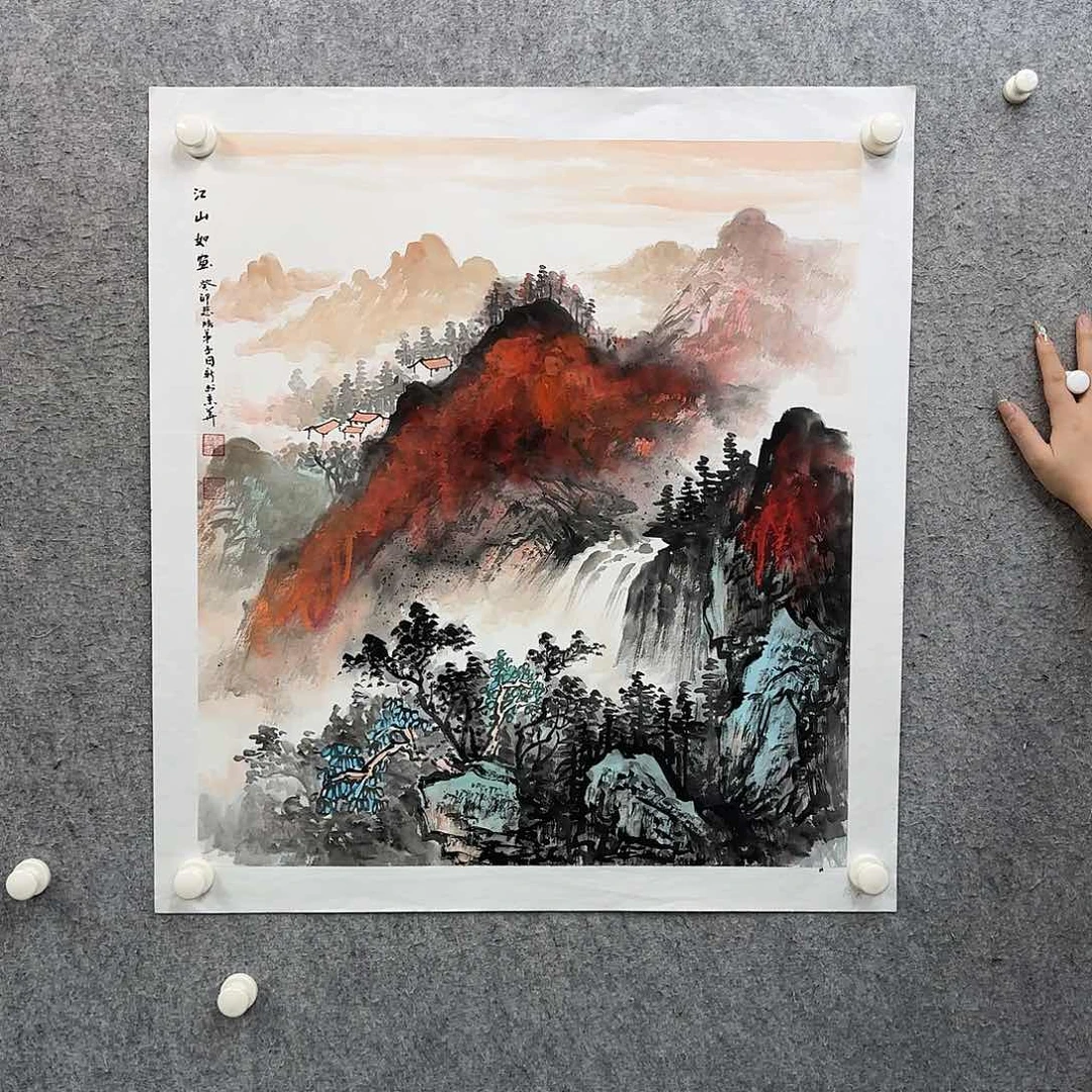 书法作品多次参加
