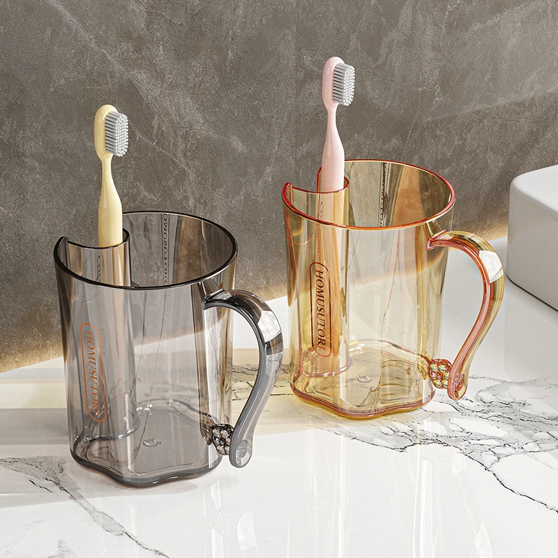 2025新款漱口杯高颜值牙杯洗漱杯家用情侣刷牙杯子加厚刷牙漱口杯