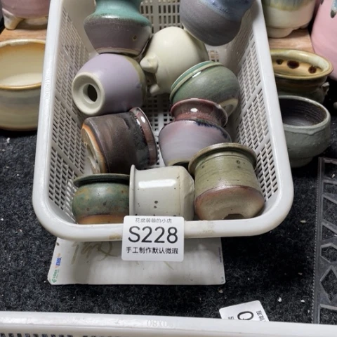 紫砂花盆微瑕228口径3.5左右