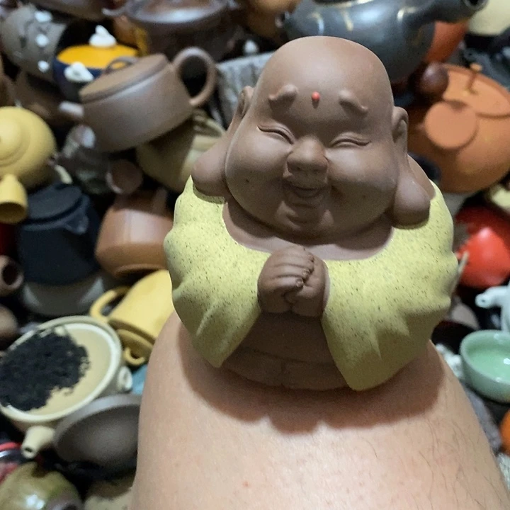 瓷片荷花的花朵很可爱吧