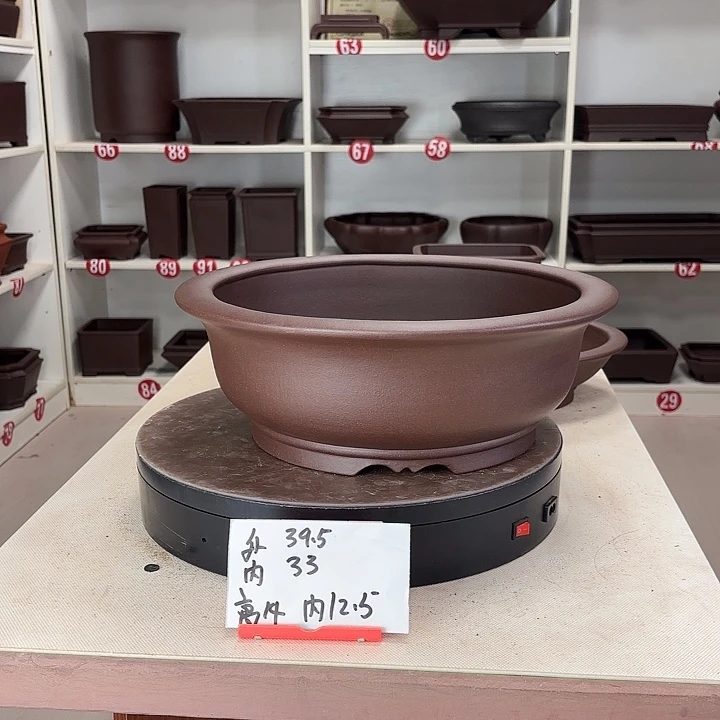 花盆紫砂下线圆盆