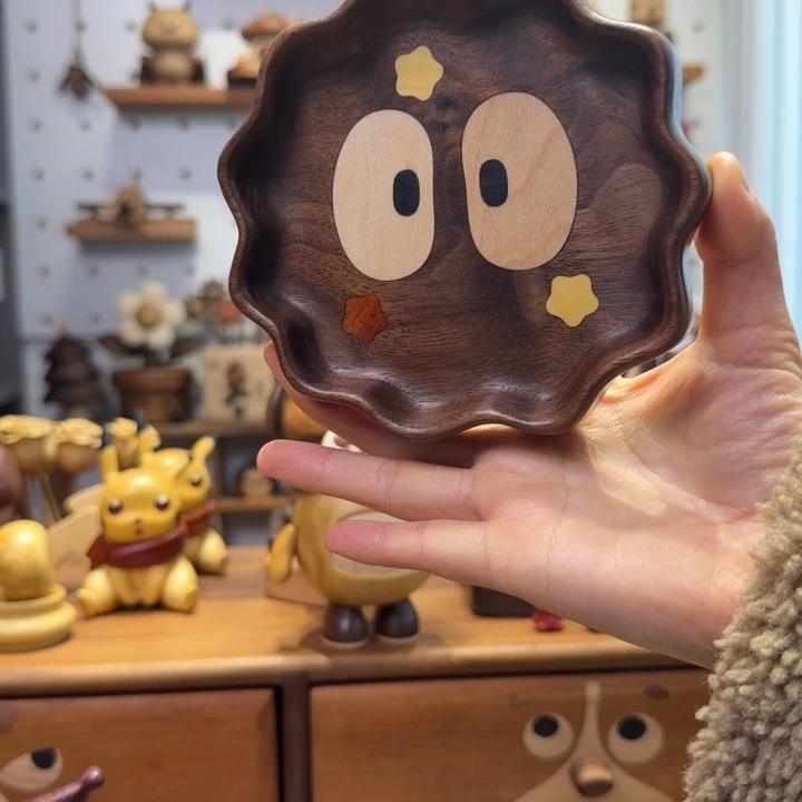 木北美黑胡桃煤球盘