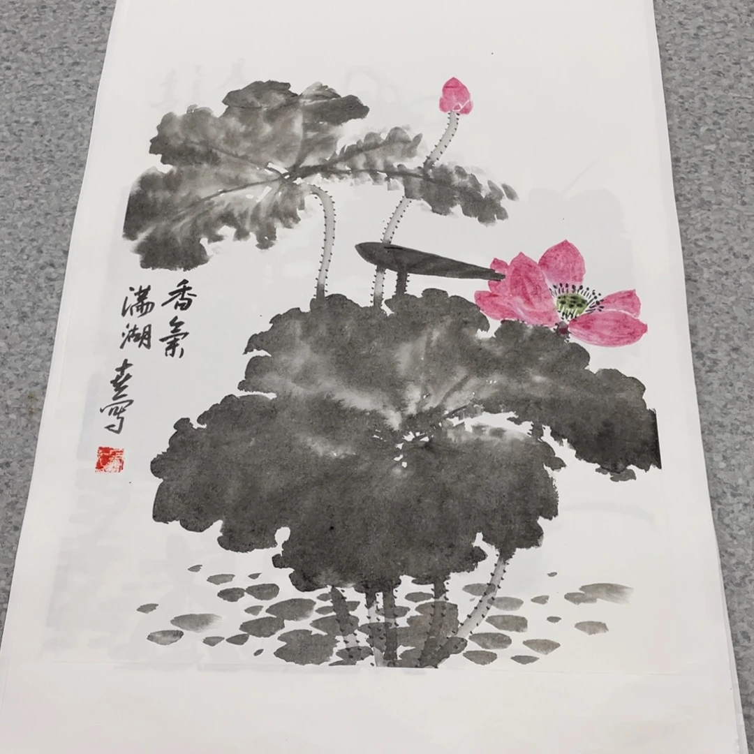 国画1.4平尺国画作品