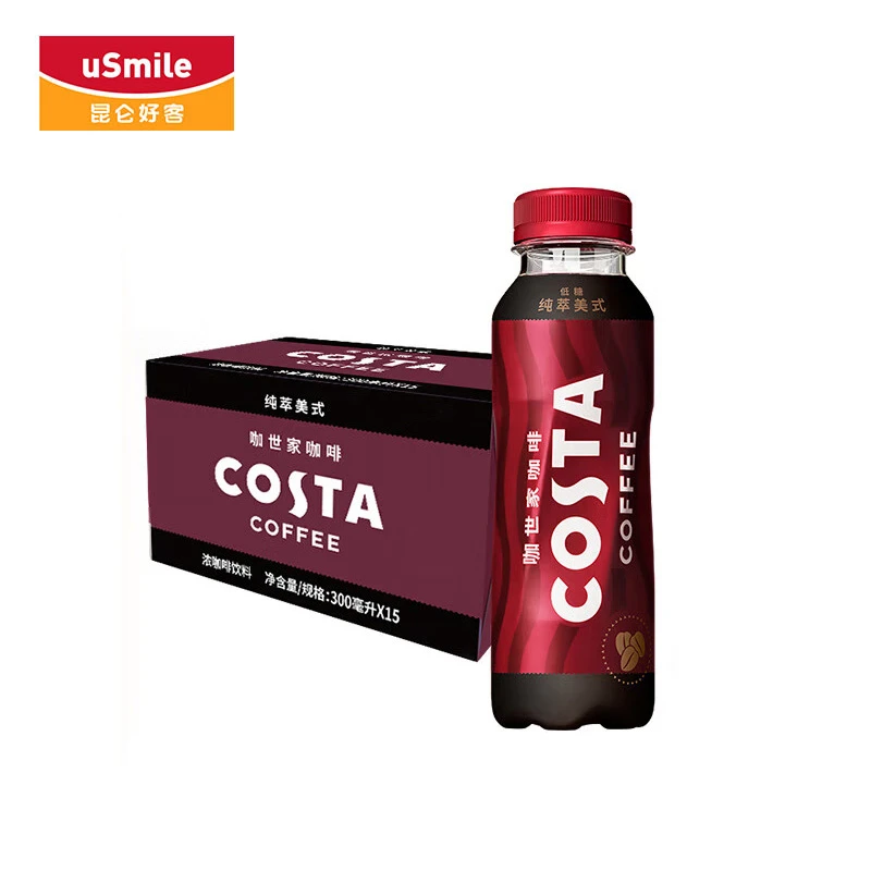 可口可乐 COSTA咖啡即饮纯粹美式咖啡饮料 300ml*15瓶
