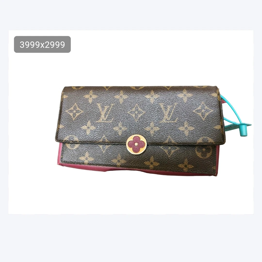90新 LouisVuitton/路易威登 lv花朵系列钱包手拿包