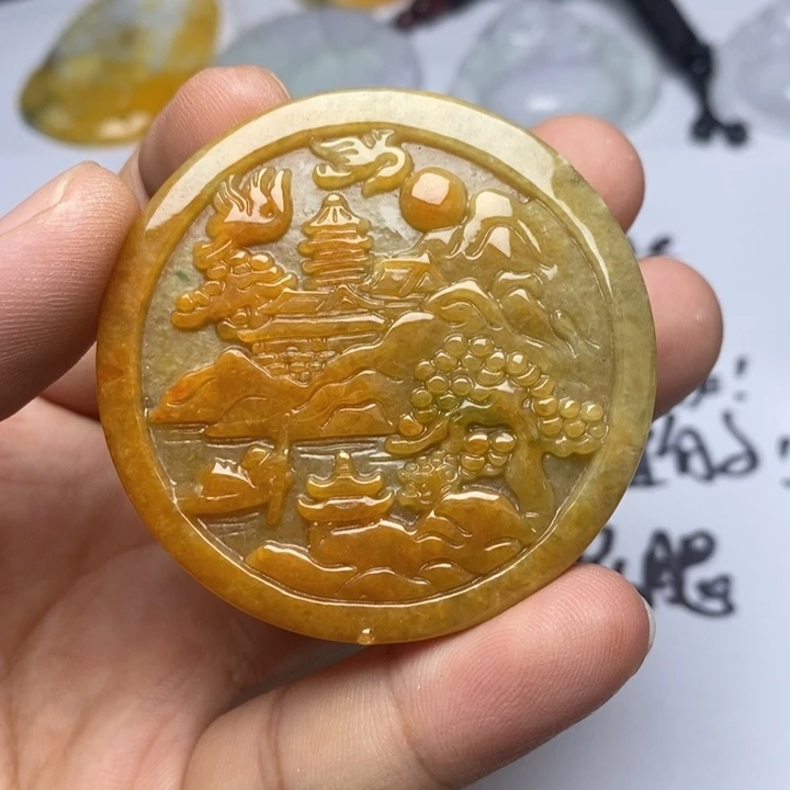 颈饰未镶嵌翡翠翡翠