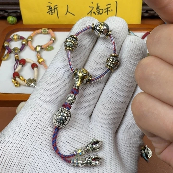 铜合金鎏金色三通套装