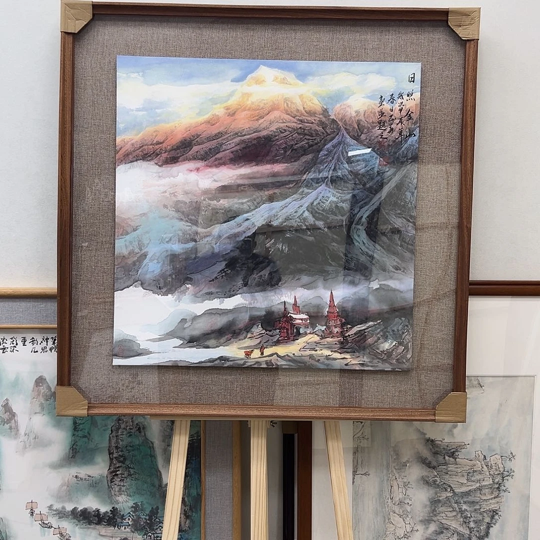 国画粟正华四尺斗方70*70精品佳作