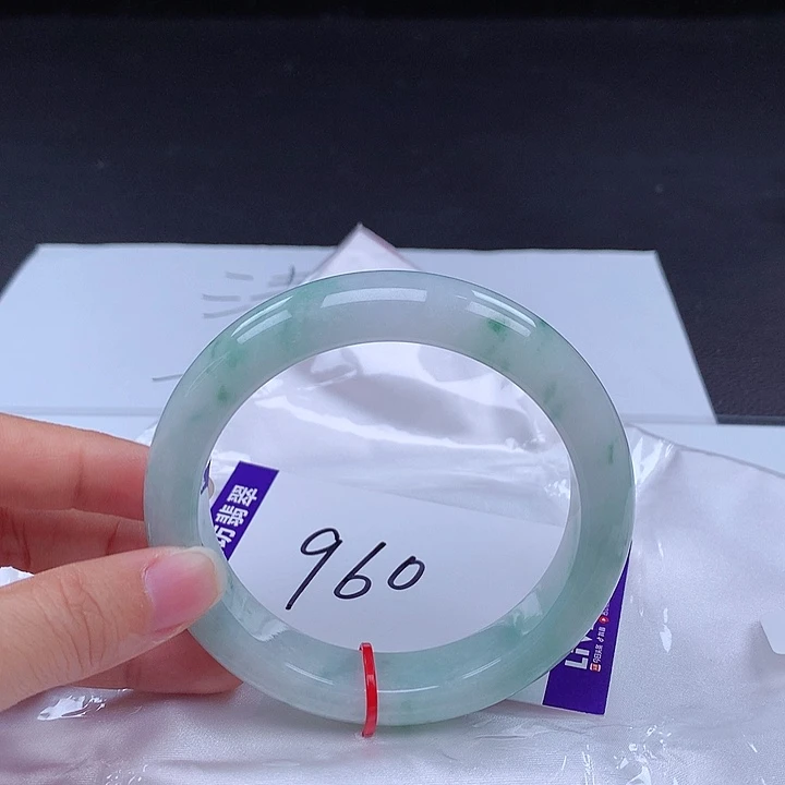 翡翠手镯未镶嵌63圈00059