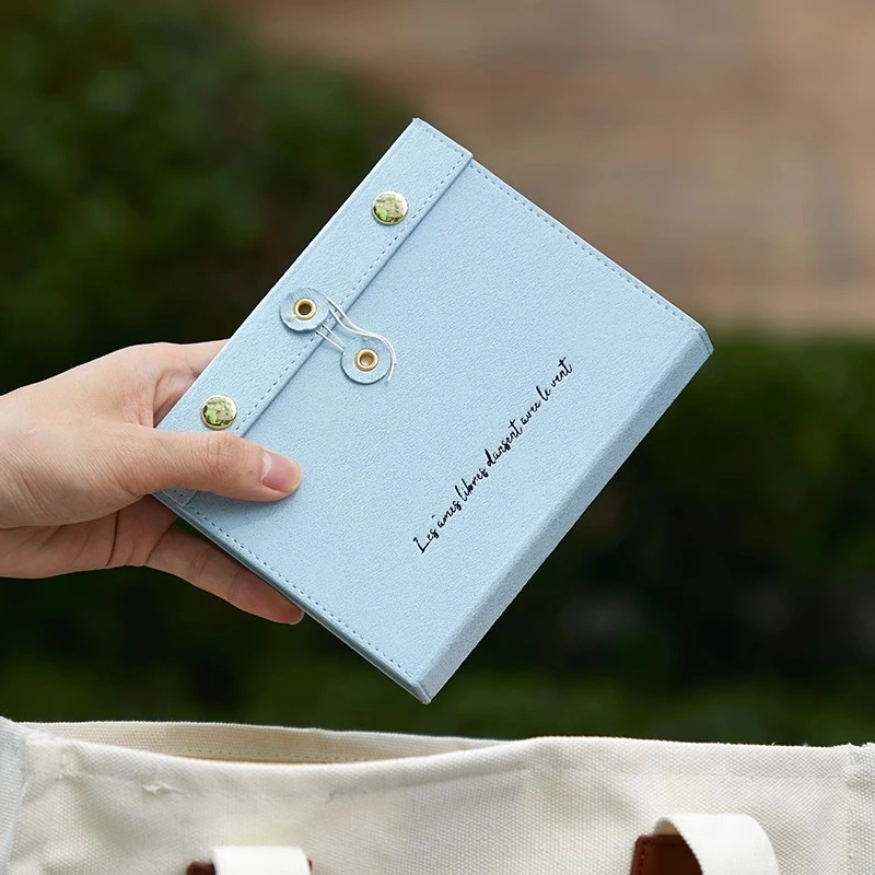 可爱ins风手工本尼泊尔风格手账本简约日记本子超厚随身笔记本子